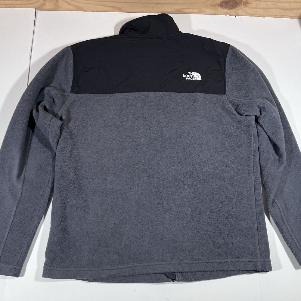 The North Face Denali 2 Fleece Full Zip Black/Grey Jacket Men's Medium - Picture 8 of 8